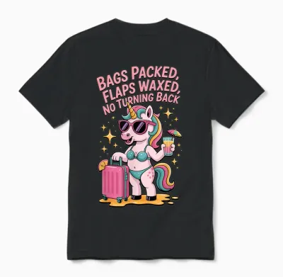 Embarrassing Shirt Funny Inappropriate Travel Adult Humor Unisex T-Shirt - Black