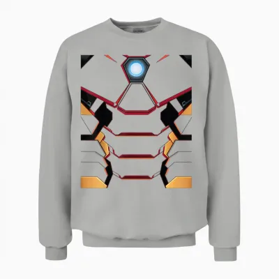 Marvel Iron Man Tony Stark T-Shirt Costume Unisex Sweatshirt - Ash