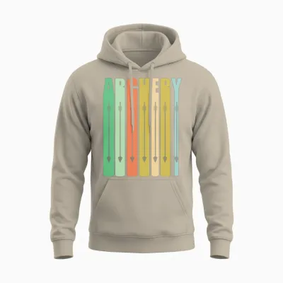 Archery Archery Retro Unisex Hoodie - Sand