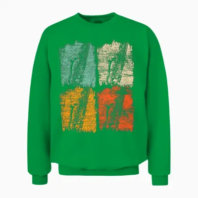 Retro Saxophone Unisex Sweatshirt - Irish Green