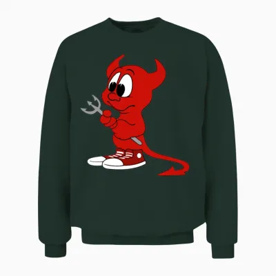 Beastie Freebsd Daemon Unisex Sweatshirt - Forest