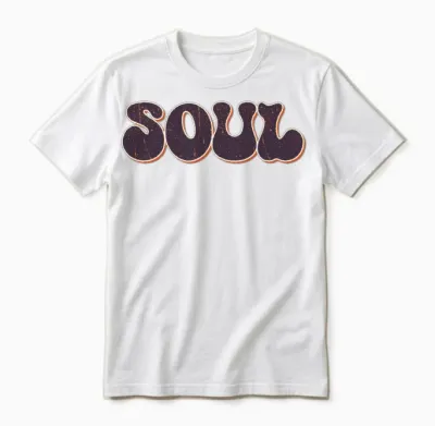 Soul Retro Unisex T-Shirt - White