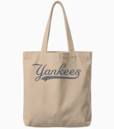 Yankees Vintage Retro Style Classic 70s & 80s Tote Bags - Natural