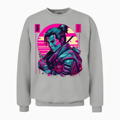 Samouraï Unisex Sweatshirt - Ash