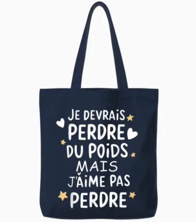 I Should Lose Weight Funny Gift Funny Gift Funny Tote Bags - Navy