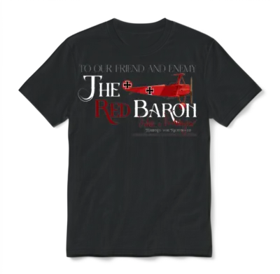 The Red Baron - Charlie Bravo Ac Unisex T-Shirt - Black