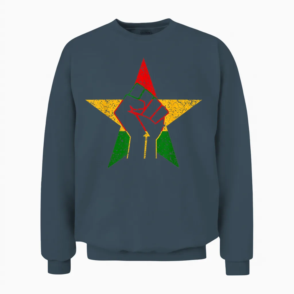 Rage Against the Music Style Classic Vintage Machine Unisex Sweatshirt in Dark Heather