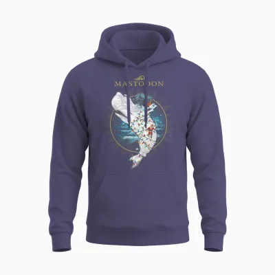 Mastodon Leviathan Holiday Unisex Hoodie - Heather Sport Dark Navy