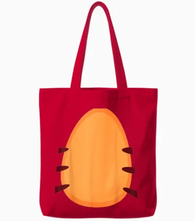 Tiger Costume Halloween Animal Tote Bags - Red