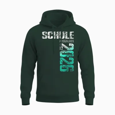 Schule Geschafft 2026 Schulabschluss Unisex Hoodie - Forest