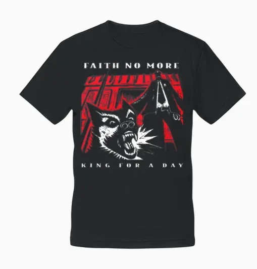 Official Faith No More King for a Day Alternative Metal Band Unisex T-Shirt - Black