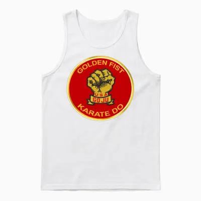 Karate [golden Fist Usa] Goju-Ryu *new!!! Unisex Tank Top - White