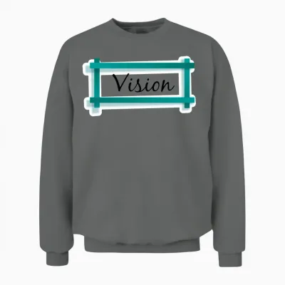 Vision Funny Unisex Sweatshirt - Graphite Heather