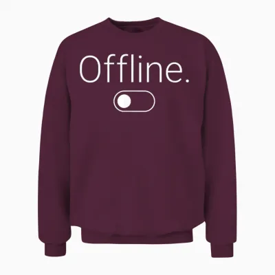 Offline Unisex Sweatshirt - Maroon