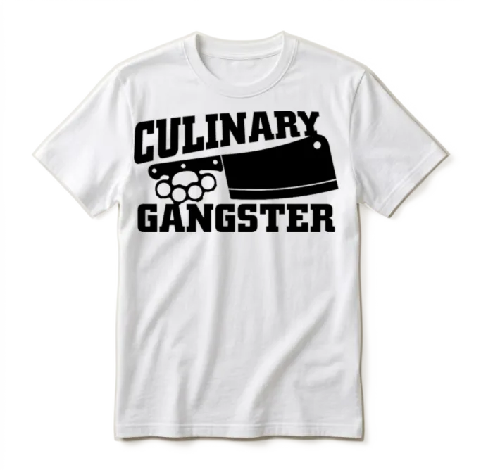 Culinary Gangster — Chefs & Cooks Gift Unisex T-Shirt - White