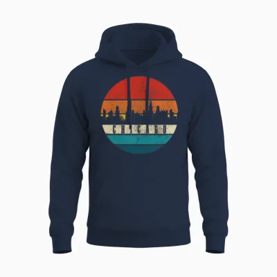 Chicago Illinois Unisex Hoodie - Navy