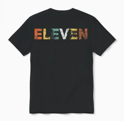 11th Birthday Bmx Biker Unisex T-Shirt - Black