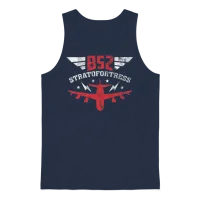 B52 B-52 Stratofortress Strategic Bomber Usa Gift Unisex Tank Top - Navy – 1