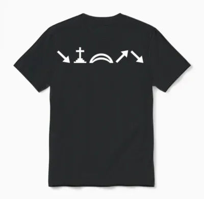 He Came Died Arose Ascended Coming Back Christian Unisex T-Shirt - Black