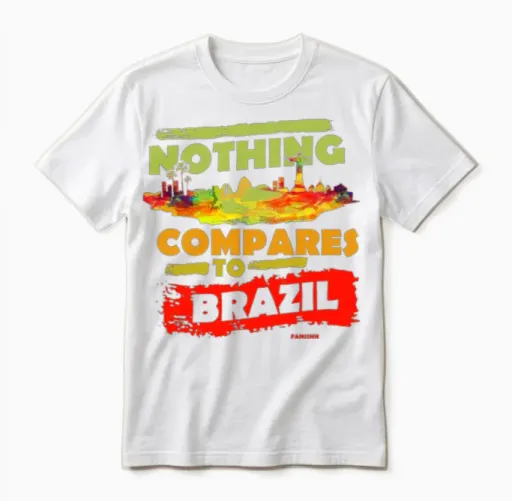 Brazil Rio De Janeiro South America Gift Unisex T-Shirt in White