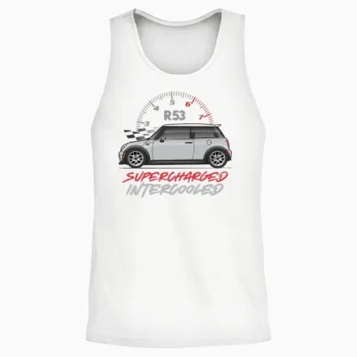 Superchargerd Pure Silver Unisex Tank Top - White