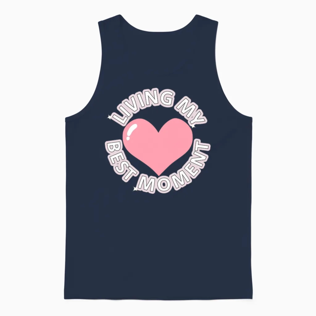 Women's Day Unisex Tank Top in Navy