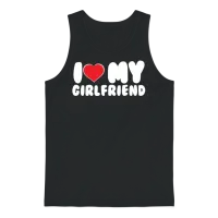 I Love My Girlfriend I Heart My Girlfriend Gf Unisex Tank Top - Black – 1