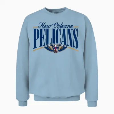 Nba - Logo De La New Orleans Pelicans Unisex Sweatshirt - Light Blue