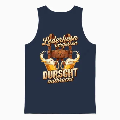 Passend Für Oktoberfest Shirt Herren Trachtenshirt Trachten Unisex Tank Top - Navy