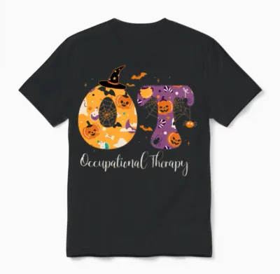 Pediatric Occupational Therapy Pediatric Physical Unisex T-Shirt - Black