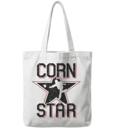 Corn Star Tote Bags - White