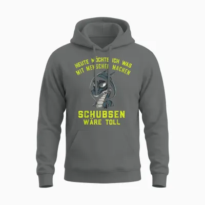 Witzige Geschenke Drache Ironie Schwarzer Humor Sarkastisch Unisex Hoodie - Graphite Heather