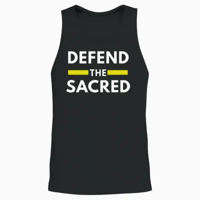 Defend the Sacred Unisex Tank Top - Black