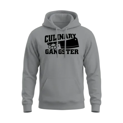 Culinary Gangster Unisex Hoodie - Sport Grey
