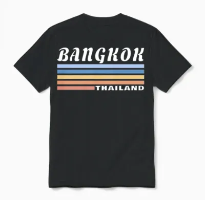 Bangkok Thailand / Gift Capital City Unisex T-Shirt - Black