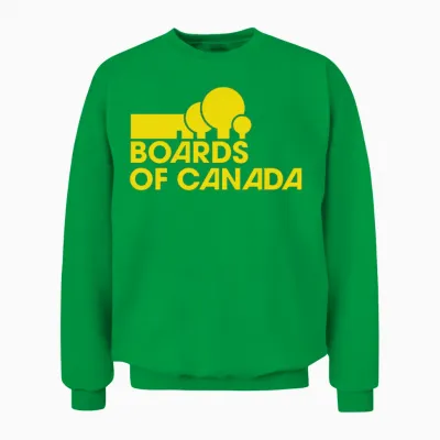 Boards of Canada Logo Yellow Unisex Sweatshirt - Irish Green