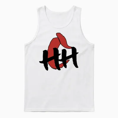 Hippie Head Chef Unisex Tank Top - White
