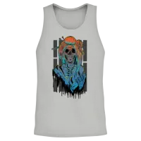 Undead Geisha Unisex Tank Top - Ash – 2