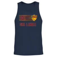 Sri Lanka Unisex Tank Top - Navy – 2