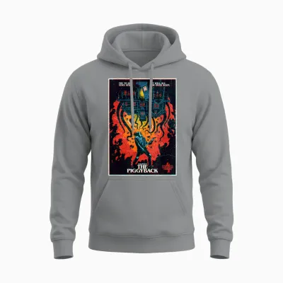 Stranger Things 4 Chapter 9 the Piggyback Eddie Unisex Hoodie - Sport Grey