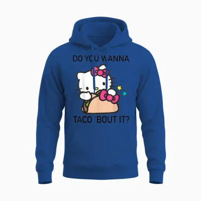 Hello Kitty "taco 'bout It" Unisex Hoodie - Royal