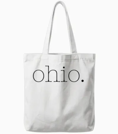 Ohio Tote Bags - White