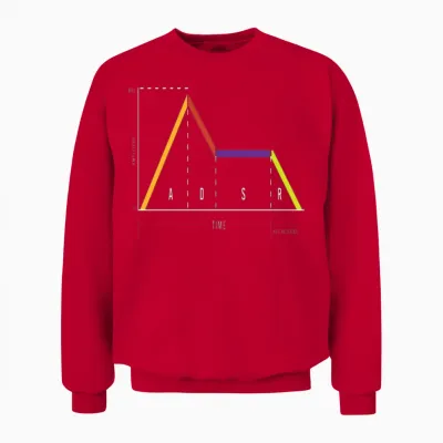 Synthesizer Synthi Retro Unisex Sweatshirt - Red