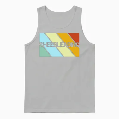 Cheerleading Retro Unisex Tank Top - Ash