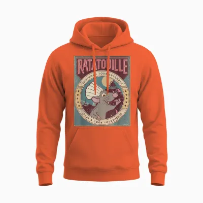 Disney and Pixar’s Ratatouille Chef Remy Let’s Cook Together Unisex Hoodie - Orange
