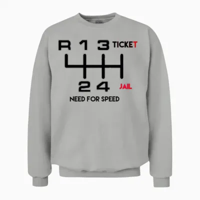 Funny Unisex Sweatshirt - Ash