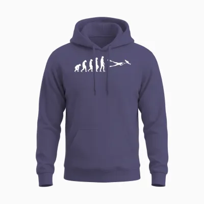 Spearfishing Evolution Unisex Hoodie - Heather Sport Dark Navy