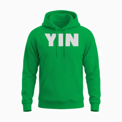 Yin / Yin Yang / Bestseller Unisex Hoodie - Irish Green