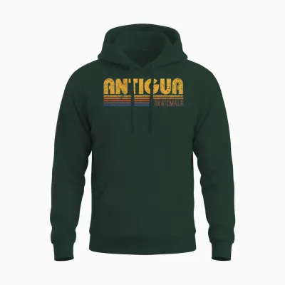 Retro Antigua Guatemala Unisex Hoodie - Forest