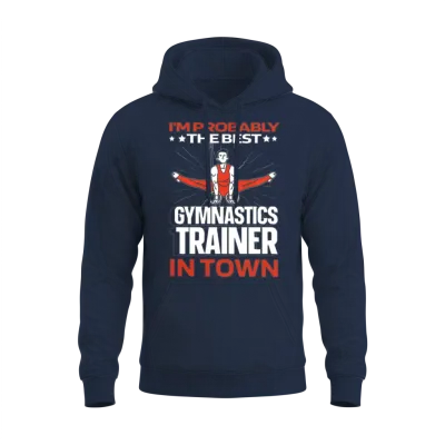 Gymnastics Funny Unisex Hoodie - Navy